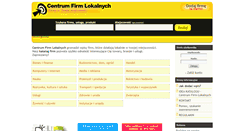 Desktop Screenshot of centrumfirmlokalnych.pl